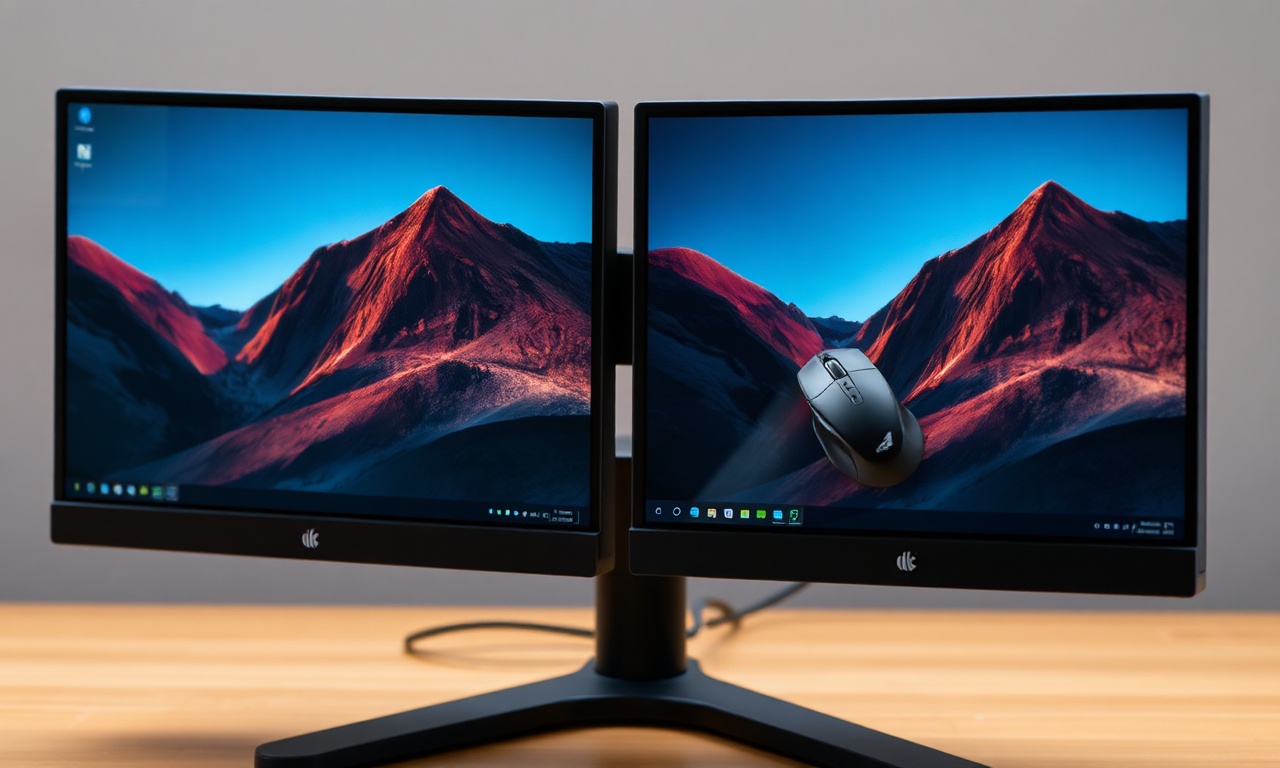 Como Mudar a Direção do Mouse em Duas Telas